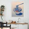 Stupell Industries Ramen Noodle Bowl Gradient Framed Giclee, design by Seven Trees Design